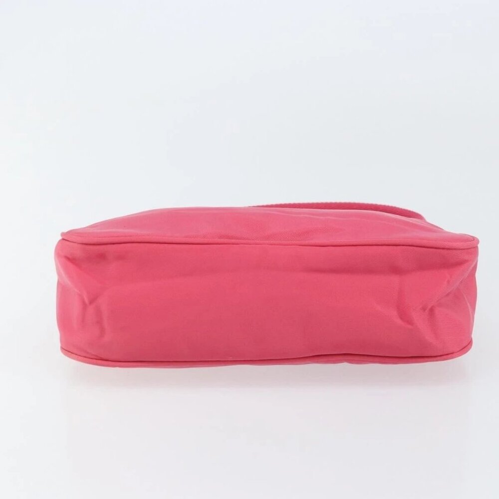 PRADA Hand Pouch Nylon Pink Auth 157315V - Picture 7 of 16